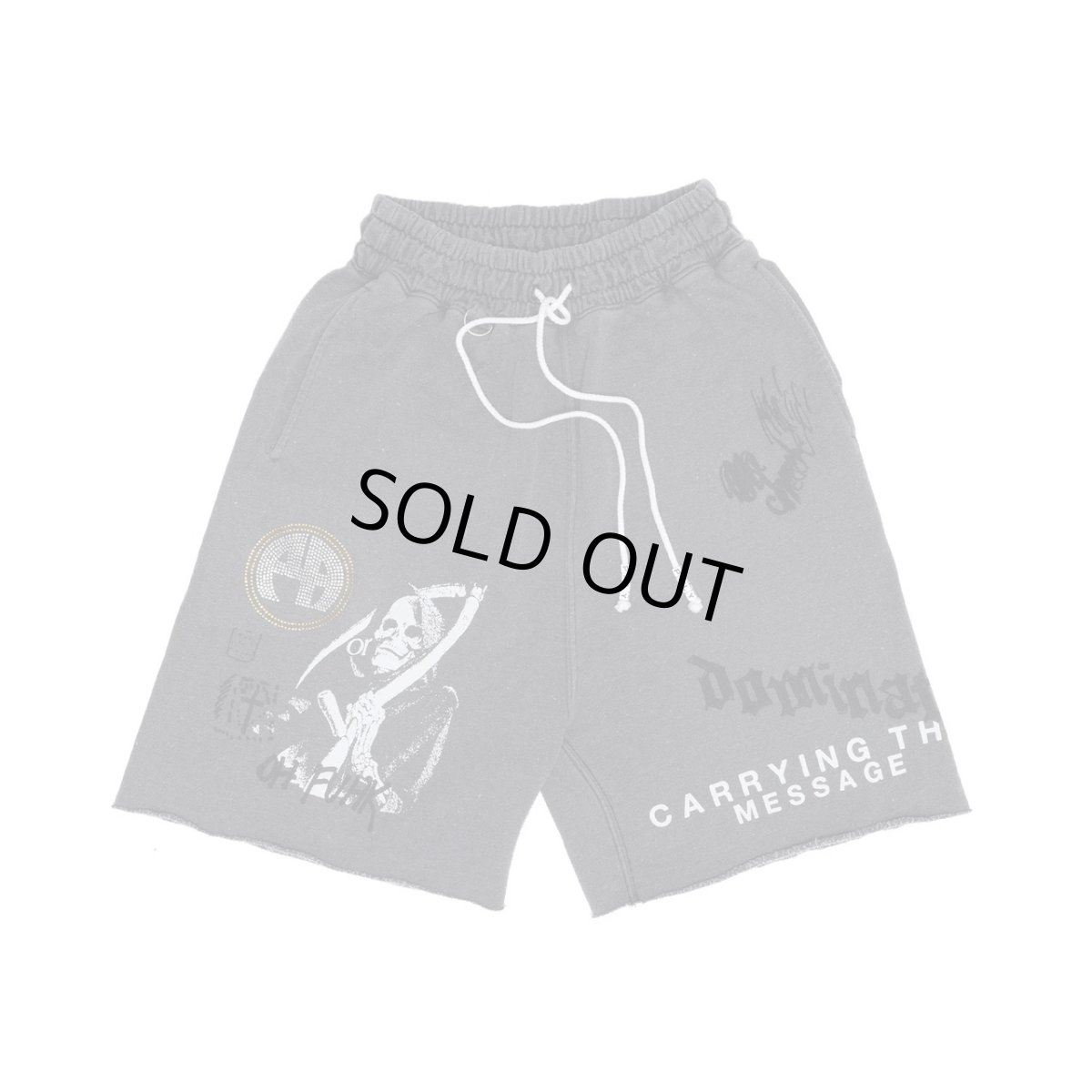 画像1: PALY HOLLYWOOD CARRYING THE MESSAGE SWEATSHORT (1)