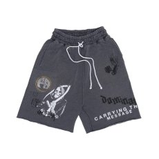 画像1: PALY HOLLYWOOD CARRYING THE MESSAGE SWEATSHORT (1)