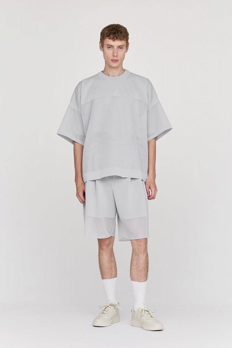 画像3: WAFFLE LUCENT SHORT SLEEVE TEE SHIRT (3)