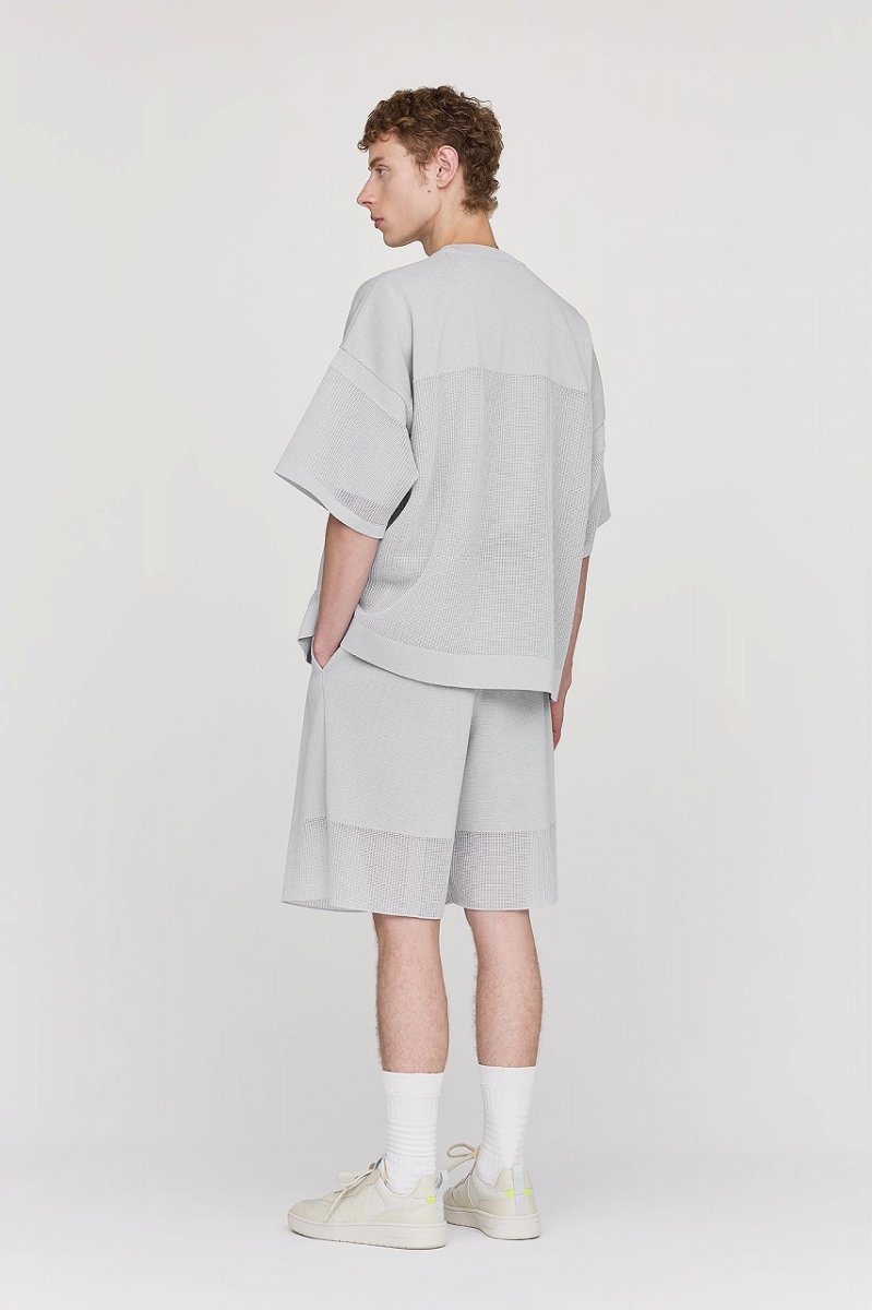 画像4: WAFFLE LUCENT SHORT SLEEVE TEE SHIRT (4)