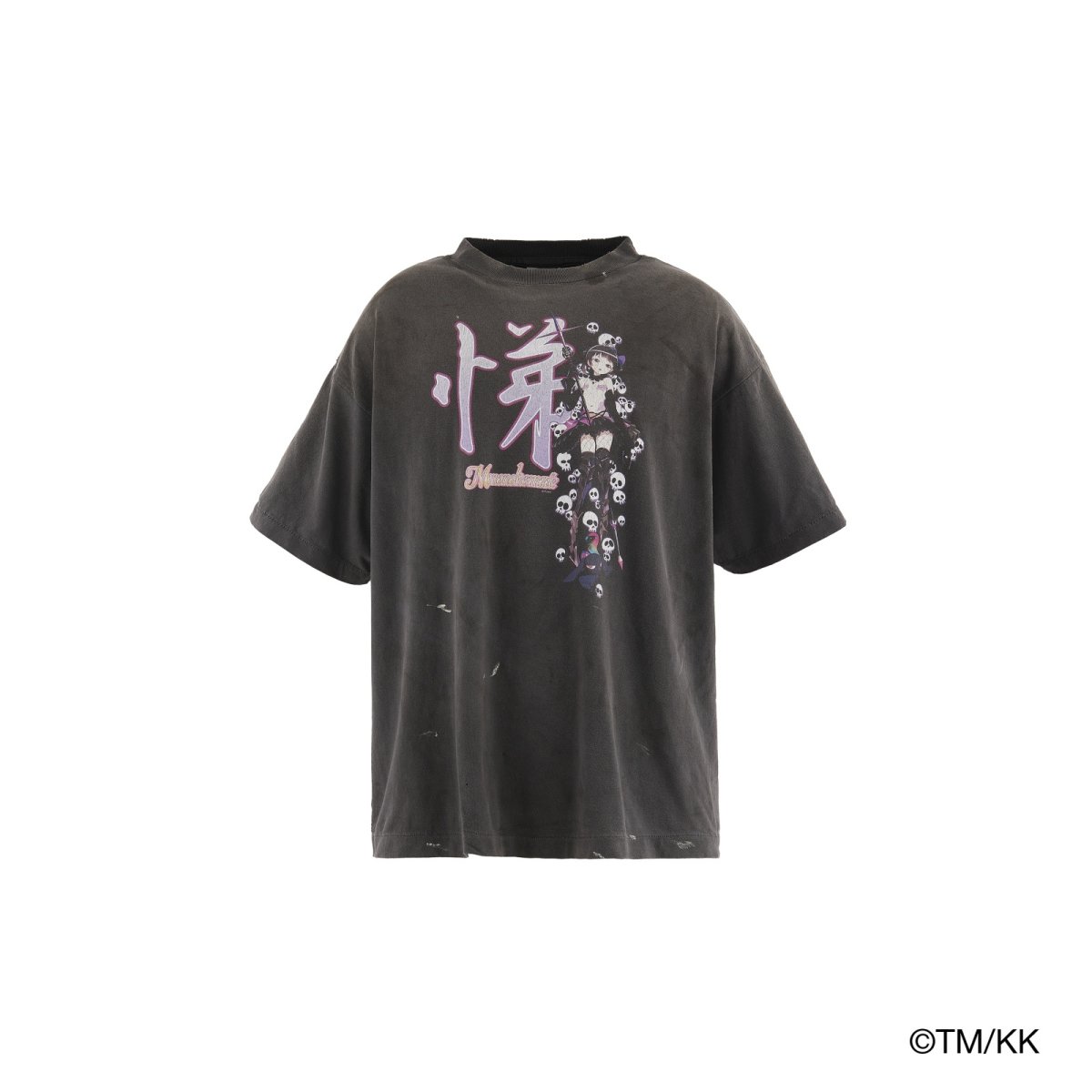 画像1: mononoke made　SS T-SHIRT/悌 / BLK (1)