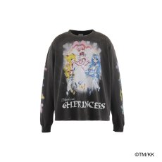 画像1: mononoke made　LS T-SHIRT/SUPERFLAT / BLK (1)