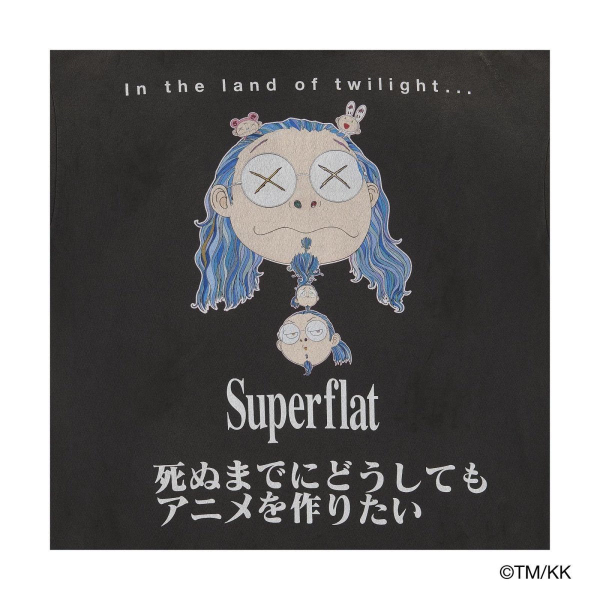 画像6: mononoke made　LS T-SHIRT/SUPERFLAT / BLK (6)