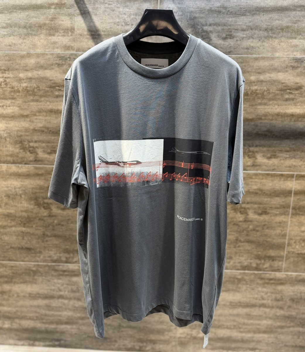 画像1: PEACEMAKER OAMC Reguler Tee Harfway To Nowhere Print (1)
