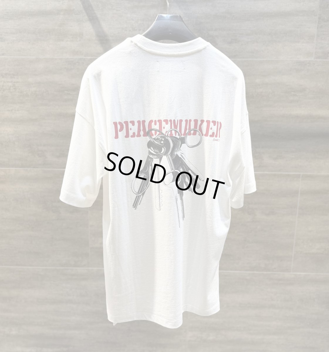 画像2: PEACEMAKER OAMC Oversize Tee Keys Print (2)