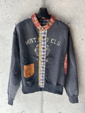 画像1: KHOKI コッキ  Vintage-finished sweat cardigan (1)