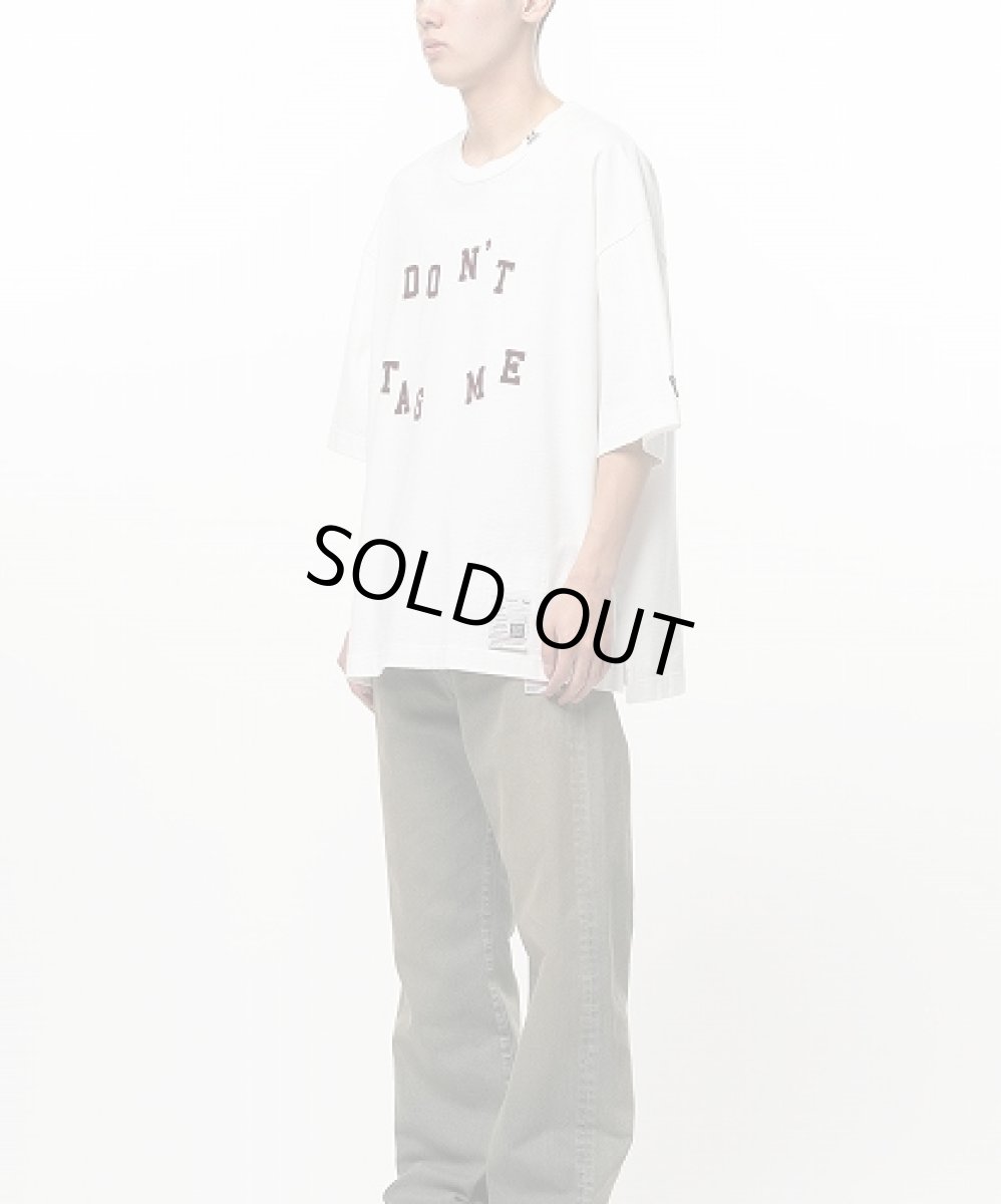 画像4: Maison MIHARA YASUHIRO Don't Tag Me. Flocky Print T-shirt (4)