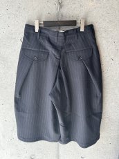 画像2: KHOKI コッキ  Cropped Bonded Wool Pants (2)