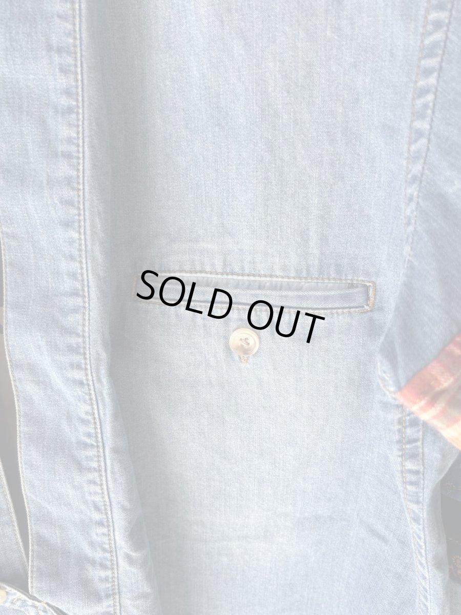 画像3: KHOKI コッキ  Patchwork Denim  Overshirt (3)