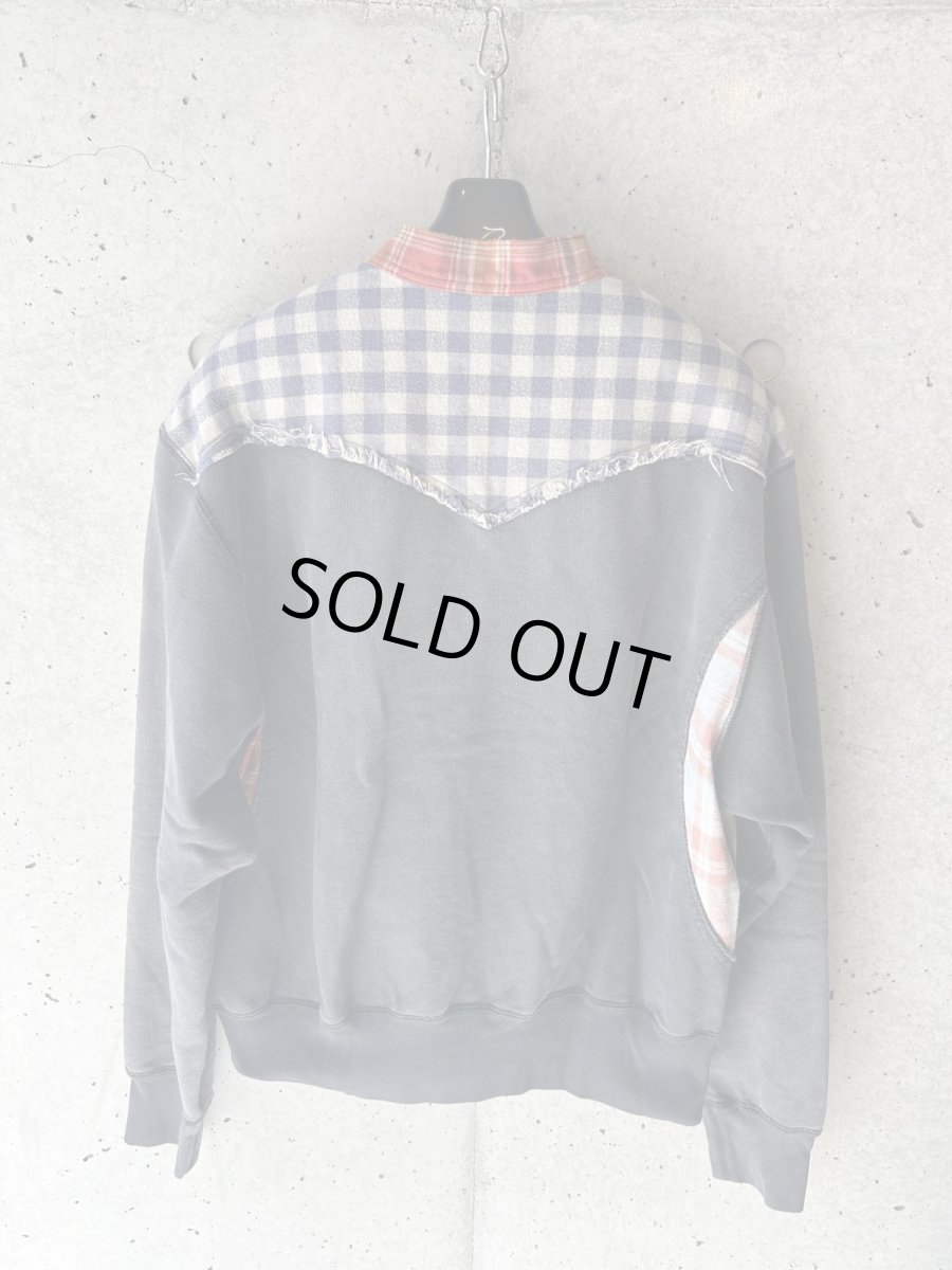 画像3: KHOKI コッキ  Vintage-finished sweat cardigan (3)