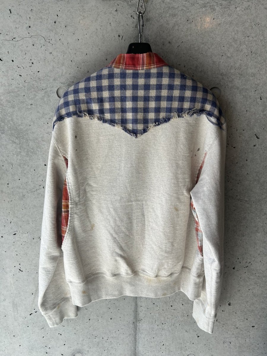 画像3: KHOKI コッキ  Vintage-finished sweat cardigan (3)