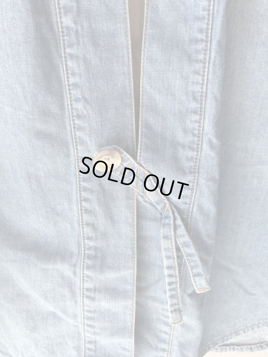 画像2: KHOKI コッキ  Patchwork Denim  Overshirt (2)