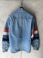画像5: KHOKI コッキ  Patchwork Denim  Overshirt (5)