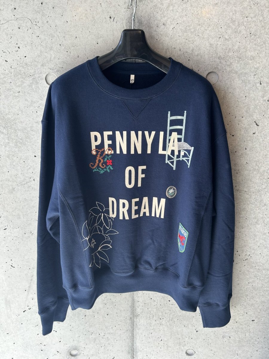 画像1: KHOKI コッキ  Hand-stitched sweatshirt (1)