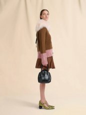 画像2: MARNI ブラック Tulipea レザー製スモールハンドバッグ (2)