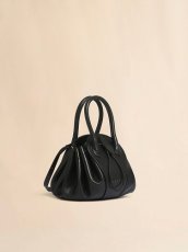 画像6: MARNI ブラック Tulipea レザー製スモールハンドバッグ (6)
