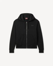画像1: 'KENZO Signature' エンブロイダリー ジップアップ フーディー イン コットン (1)