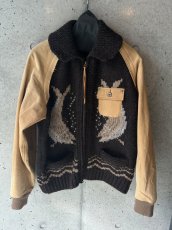 画像1: KHOKI コッキ  Combination cowichan sweater (1)