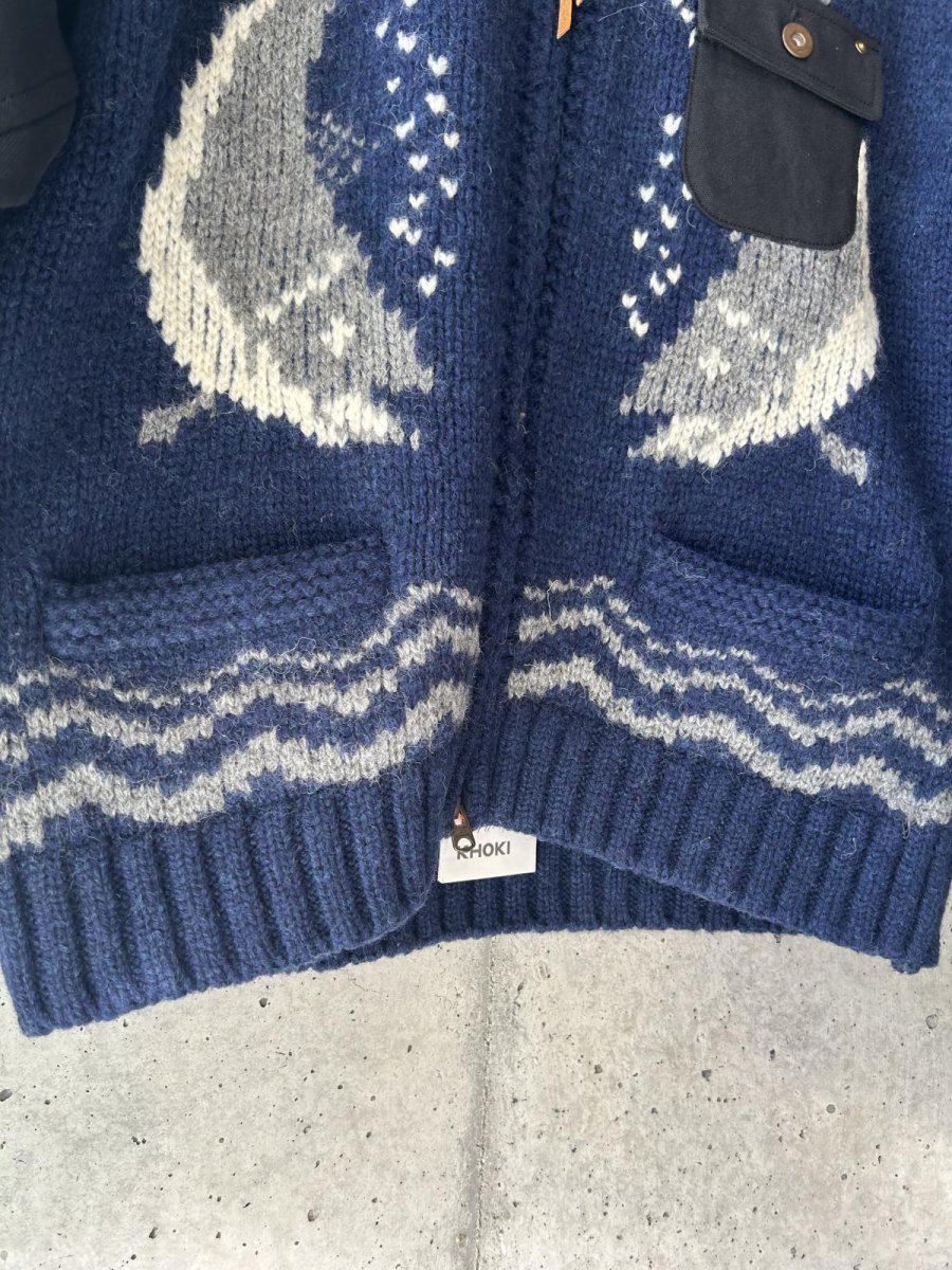 画像3: KHOKI コッキ  Combination cowichan sweater (3)