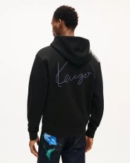 画像3: 'KENZO Signature' エンブロイダリー ジップアップ フーディー イン コットン (3)