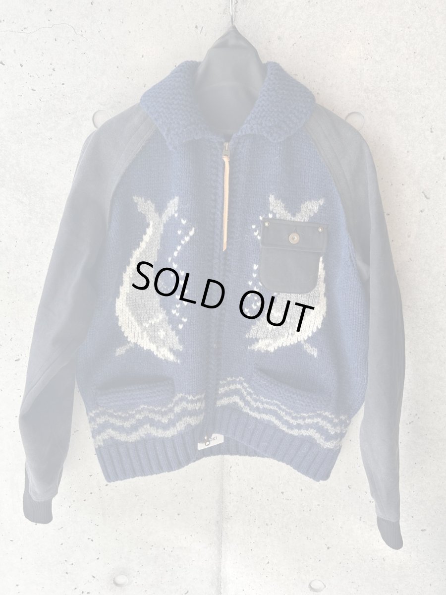 画像1: KHOKI コッキ  Combination cowichan sweater (1)