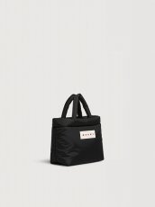 画像5: MARNI ブラック Puff E/W トートバッグ (5)