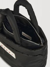画像3: MARNI ブラック Puff E/W トートバッグ (3)