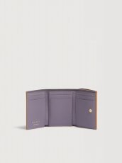 画像2: MARNI ブルー、パープル＆ホワイト サフィアーノレザー 三つ折りウォレット (2)
