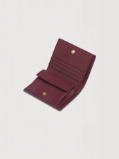 画像4: MARNI トープ、ルビー＆パープル サフィアーノレザー 二つ折りウォレット (4)