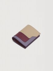 画像5: MARNI トープ、ルビー＆パープル サフィアーノレザー 二つ折りウォレット (5)