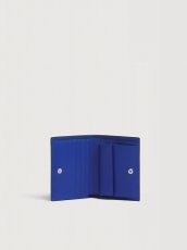 画像2: MARNI ブラック レザー Marni Mending 刺繍 二つ折りウォレット (2)