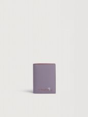 画像1: MARNI パープル レザー Marni Mending 二つ折りウォレット (1)