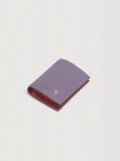 画像5: MARNI パープル レザー Marni Mending 二つ折りウォレット (5)
