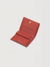 画像4: MARNI パープル レザー Marni Mending 二つ折りウォレット (4)