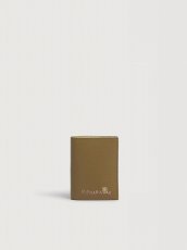 画像1: MARNI ブラウン レザー Marni Mending 二つ折りウォレット (1)