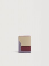 画像3: MARNI トープ、ルビー＆パープル サフィアーノレザー 二つ折りウォレット (3)