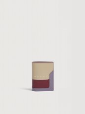 画像1: MARNI トープ、ルビー＆パープル サフィアーノレザー 二つ折りウォレット (1)