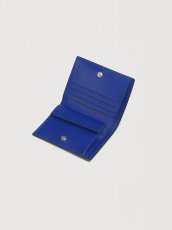 画像4: MARNI ブラック レザー Marni Mending 刺繍 二つ折りウォレット (4)