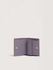 画像2: MARNI ブルー、パープル＆ホワイト サフィアーノレザー 二つ折りウォレット (2)