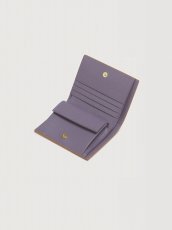 画像4: MARNI ブルー、パープル＆ホワイト サフィアーノレザー 二つ折りウォレット (4)