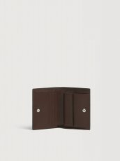 画像2: MARNI ディープグリーン レザー Marni Mending 刺繍 二つ折りウォレット (2)