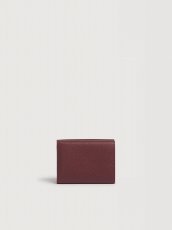 画像3: MARNI バーガンディ レザー Marni Mending 三つ折りウォレット (3)