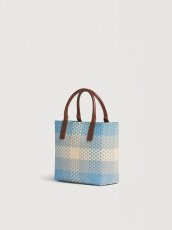 画像2: MARNI ブルー バスケットバッグ (2)