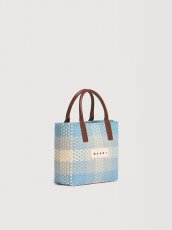 画像5: MARNI ブルー バスケットバッグ (5)