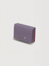 画像4: MARNI パープル レザー Marni Mending 三つ折りウォレット (4)