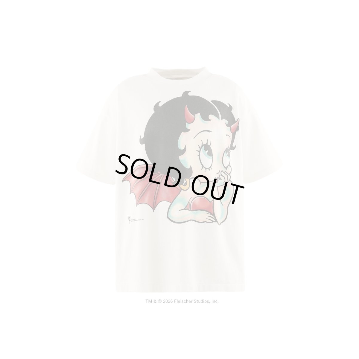 画像1: SAINT Mxxxxxx × Betty Boop™ BTY_SS T-SHIRT/DEVIL (1)