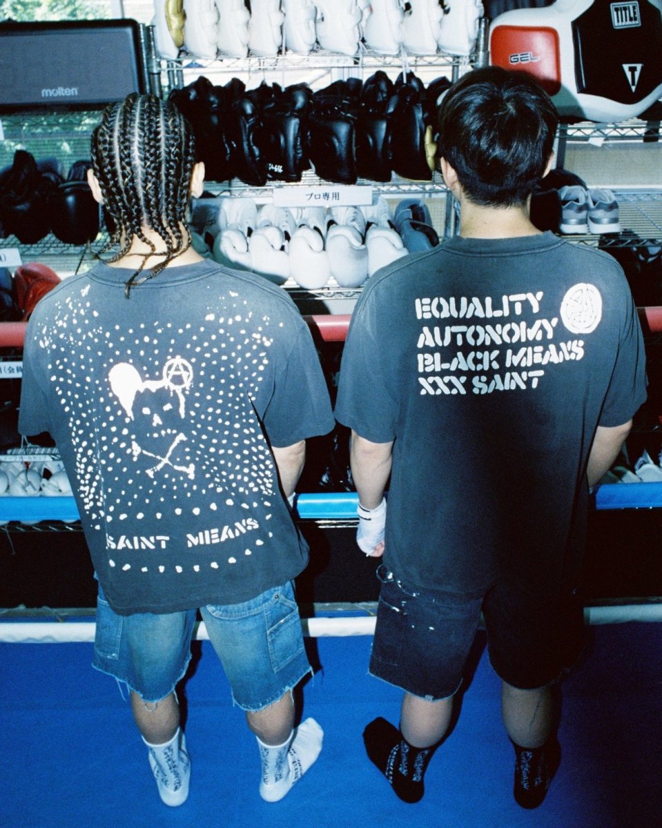 画像4: SAINT Mxxxxxx × blackmeans BKM_SS T-SHIRT/SAINT MEANS (4)