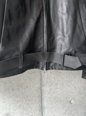 画像3: SOSHIOTSUKI OILED LEATHER BLOUSON (3)