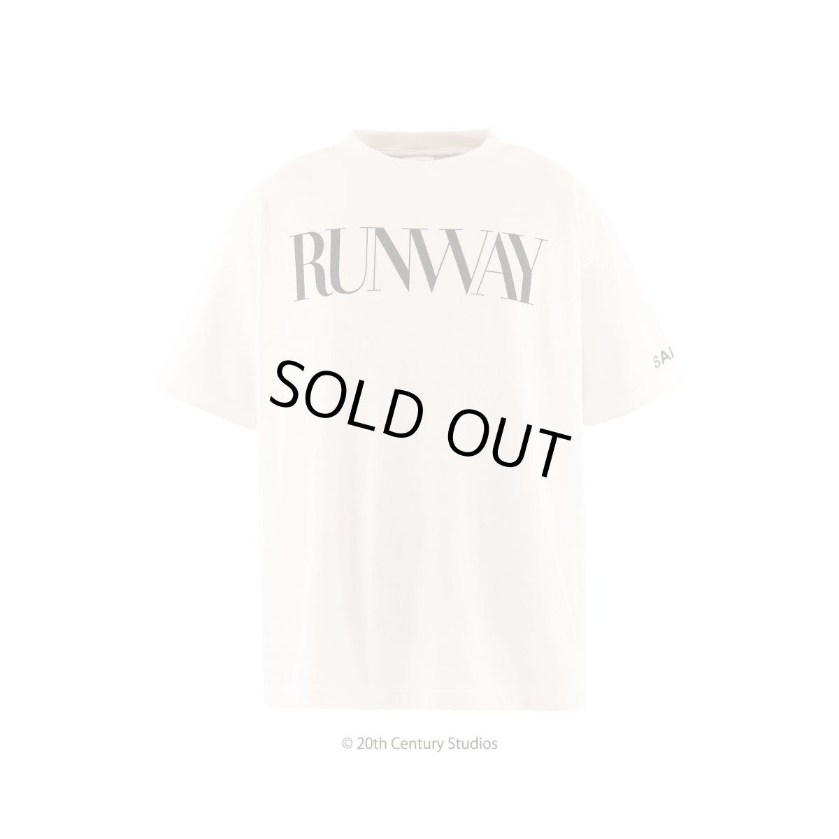 画像1: SAINT Mxxxxxx × プラダを着た悪魔 TDWP_SS TEE/RUNWAY (1)