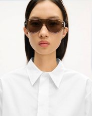 画像6: KENZO Paris (WOMEN'S) シャツ イン コットン ポプリン (6)